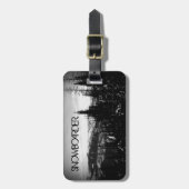 Snowboarder Gepäckanhänger (Vorderseite vertikal)