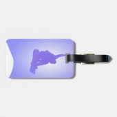 Snowboarder-Gepäckanhänger Gepäckanhänger (Rückseite horizontal)