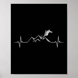 Snowboarder Geschenke und Zubehör Erwachsene Kinde Poster