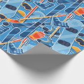 Snowboarder Geschenkpapier (Ecke)