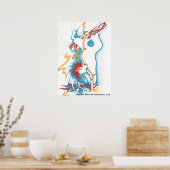 Snowboarder Große Poster (Küche)