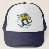 SNOWBOARDER hats Truckerkappe (Vorderseite)