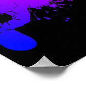 Snowboarder Herren Snowboarden Wintersport Poster (Ecke)