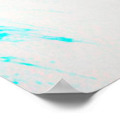 Snowboarder Illustration Poster (Ecke)