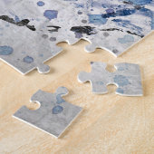 Snowboarder im Flug Puzzle (Seite)