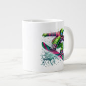 Snowboarder Jumbo Jumbo-Tasse (Vorderseite Rechts)
