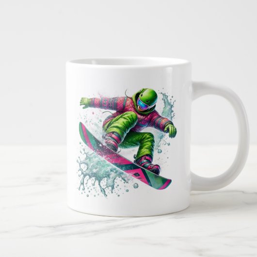Snowboarder Jumbo  Jumbo-Tasse (Rechts)
