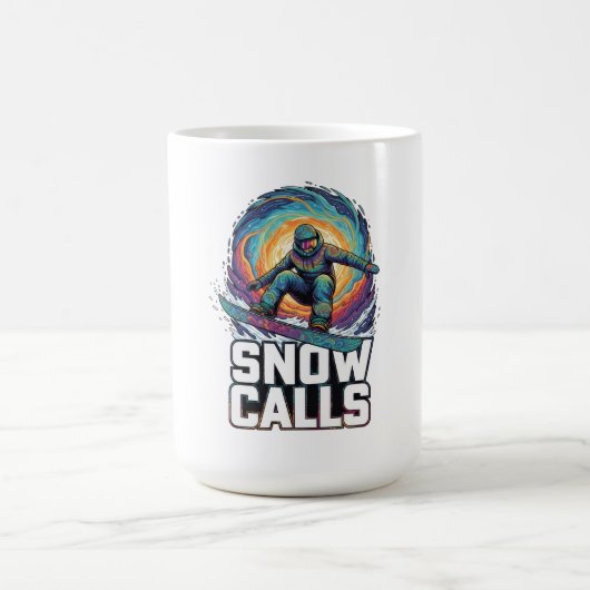 Snowboarder Kaffeetasse (Mittel)