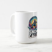 Snowboarder Kaffeetasse (Vorderseite Links)