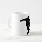 Snowboarder Kaffeetasse (Vorderseite Links)
