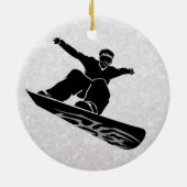 Snowboarder Keramikornament (Hinten)