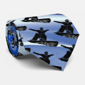 Snowboarder Krawatte (Gerollt)