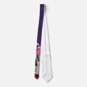 Snowboarder-Krawatte Krawatte (Rückseite)