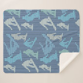 Snowboarder Lines Sherpadecke (Vorderseite (Horizontal))