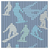 Snowboarder Lines Stoff (Nahaufnahme)