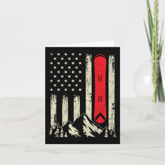 Snowboarder Lover - Snowboarder Wintersp Karte (Vorderseite)