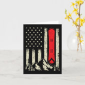 Snowboarder Lover - Snowboarder Wintersp Karte (Gelbe Blume)