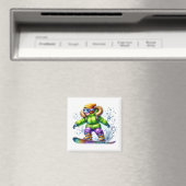 Snowboarder Magnet (In Situ (Geschirrspüler))