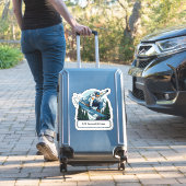 Snowboarder mailbox address sticker (Koffer Insitu)