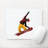 Snowboarder Mousepad (Mit Mouse)