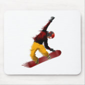 Snowboarder Mousepad (Vorne)