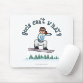Snowboarder Mousepad (Mit Mouse)