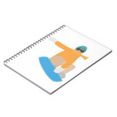 Snowboarder Notizblock (Linke Seite)