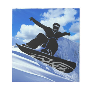 Snowboarder Notizblock