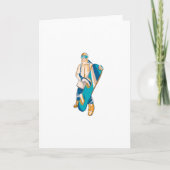 Snowboarder People Karte (Vorderseite)