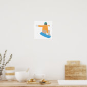 Snowboarder Poster (Küche)