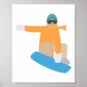 Snowboarder Poster (Vorne)