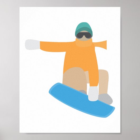Snowboarder Poster (Vorne)