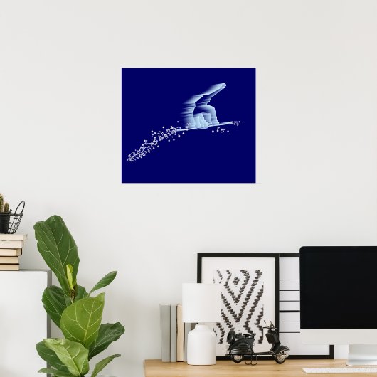 Snowboarder Poster (Heimbüro)