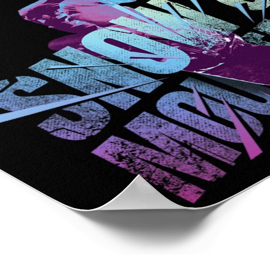 Snowboarder Poster (Ecke)
