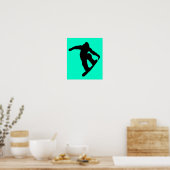 Snowboarder Poster (Küche)