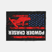 Snowboarder Powder Chaser Funny Snowboarder Kind Fleecedecke (Vorderseite (Horizontal))