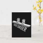 Snowboarder Powder Chaser Funny Snowboarder Kind Karte (Gelbe Blume)