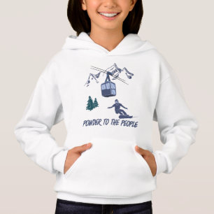 Snowboarder Power zum People Ski Resort Hoodie