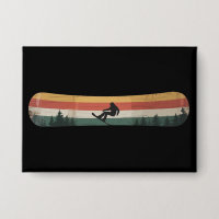 Snowboarder Retro-Wintersport-Geschenk