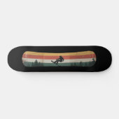 Snowboarder Retro-Wintersport-Geschenk Skateboard (Horizontal)