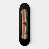 Snowboarder Retro-Wintersport-Geschenk Skateboard (Vorne)