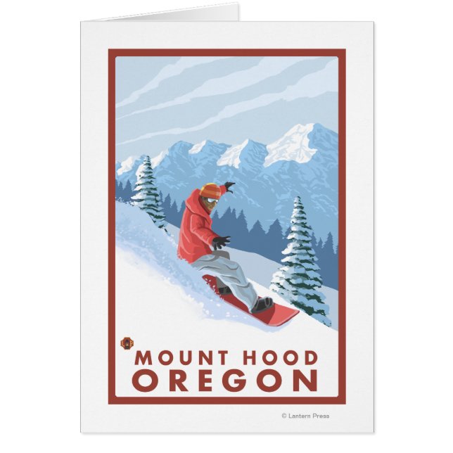 Snowboarder Scene - Mount Hood, Oregon (Vorne)
