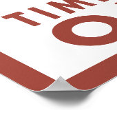 Snowboarder Scene - Timberline Lodge, Oregon Poster (Ecke)