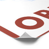 Snowboarder Scene - Vintage Travel Poster (Ecke)