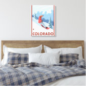 Snowboarder SceneColorado Leinwanddruck (Insitu (Schlafzimmer))