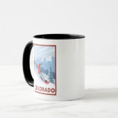 Snowboarder SceneColorado Tasse (Vorderseite Links)
