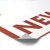 Snowboarder SceneNew Mexico Poster (Ecke)