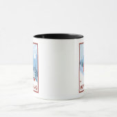 Snowboarder SceneWyoming Tasse (Zentrum)