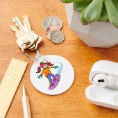 Snowboarder Schlüsselanhänger