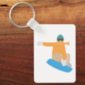 Snowboarder Schlüsselanhänger (Vorderseite)